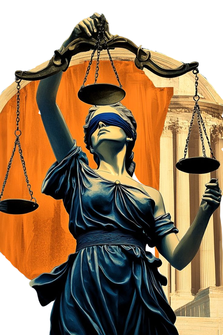 Lady Justice, GMR Advocates artwork